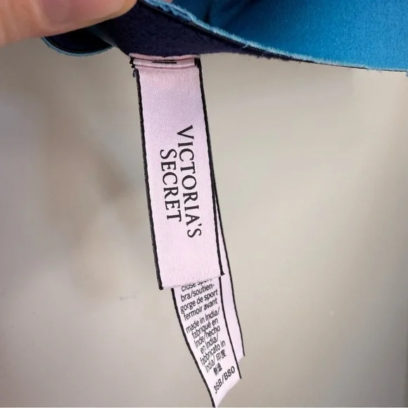 Victoria’s Secret VSX Knockout Front-Close Sports Bra – Teal Ombré (Size M) 36 B - Picture 9 of 13